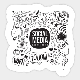 Social Media Sticker